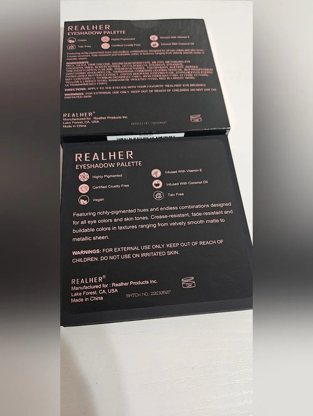 RealHer Dreams So Big Eyeshadow Palette - Cream, Pink, Rose & Bronze Tones